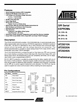 DataSheet AT25040A pdf